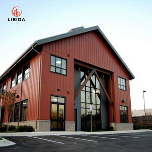 Edificio de almacén de acero de gran envergadura personalizable con diseño de entresuelo - Product Image 1