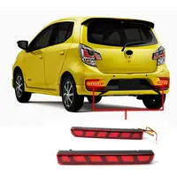 YCL fabrika sıcak satış modifiye kuyruk reflektör ışığı için arka tampon işık Toyota WIGO/AGYA sürüş ve fren LED mod