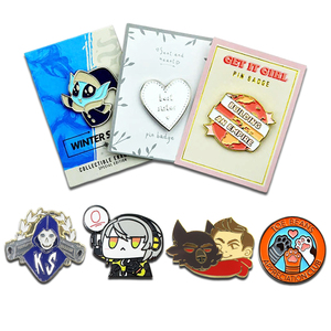 Không có moq nhà sản xuất kim loại pins cá nhân thiết kế tùy chỉnh cứng men <span class=keywords><strong>Pin</strong></span> mềm men pins với sự ủng hộ thẻ - Product Image 2