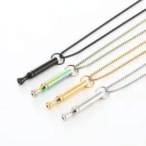 Hot Sale New Cylinder Pendant Relaxing Anxiety Necklace Breathing Necklace For Meditation Yoga Exercise