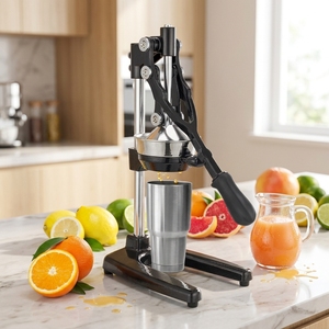Exprimidor Manual de Cítricos, Naranjas y Limones, de Acero Inoxidable, para Uso Doméstico y Comercial, Ahorra Recursos - Product Image 6