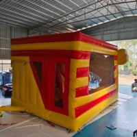 Pleine maison gonflable commerciale de rebond de PVC sautant combiné avec la glissière pour des enfants