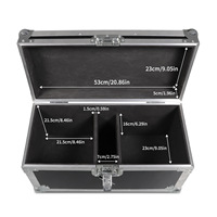 Flightcase 2in1 personnalisé de taille de différence pour machine à étincelles froides Flightcase en bois Case de route