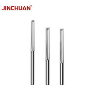 JINCHUAN Fraise droite à deux cannelures pour machine de gravure CNC, fraise de gravure droite pour bois CNC
