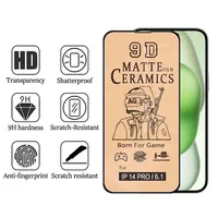 Film protecteur d'écran en céramique mat de qualité AAA pour iPhone 15 14 13 12 11 Pro Max 8 7 6 Plus 13 Mini XR X XS Max