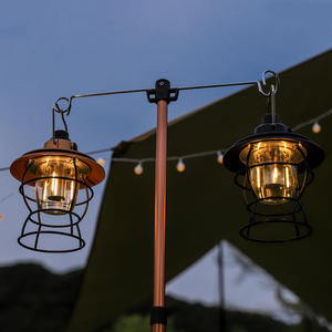 Support de lampe de camping extérieur en alliage d'aluminium, portable et télescopique, noir, champagne, bronze, rouge, argent - Product Image 1