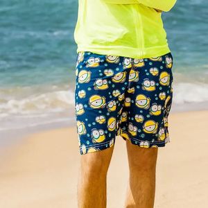 Shorts de sport pour homme à séchage rapide avec logo personnalisé, élastiques, pour la compétition physique, shorts de plage 3D - Product Image 2