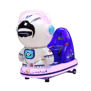 New Children Electric Coin Spaceman Toy Car MP5 <b>Swing</b> Machine Toy Game Machine - Product Image 1