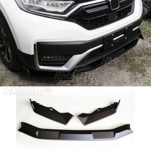 ลิ้นกันชนหน้ารถยนต์ สีดำเงา สำหรับ Honda CRV 2021 อุปกรณ์ตกแต่งรถยนต์ - Product Image 1
