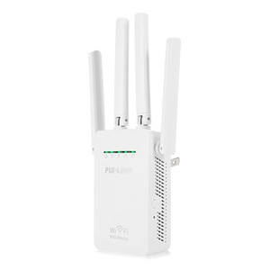 Amplificatore di Segnale con 4 Antenne, Ripetitore WiFi 300M per una Copertura di Rete Domestica Migliorata - Product Image 1