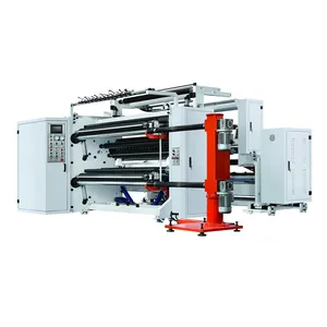 KSFQ-G श्रृंखला उच्च गति बरा रोल कागज चिपकने वाला लेबल स्टीकर स्वचालित Slitter Rewinder मशीन