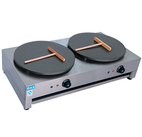 Machine à crêpes électrique Offre Spéciale en acier inoxydable cuisson crêpe commerciale en fonte faisant la machine