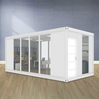 Cbox 20ft Mobile Casa Prefabricada portable plat pack conteneur maison petite maison préfabriquée