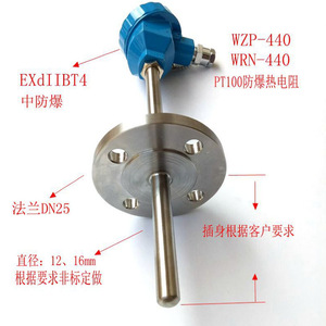 Capteur de température de type K, thermocouple, 0-1300°C, antidéflagrant, Pt100 RTD, borne à vis, fabriqué au Shandong - Product Image 5