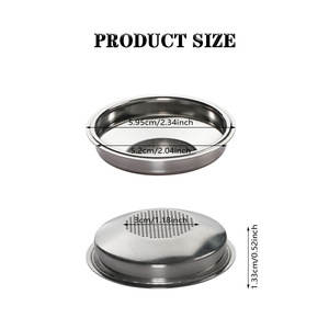 ตะแกรงกรองกาแฟสแตนเลสแบบชั้นเดียว ขนาด 51 มม. สำหรับพอร์ทาฟิลเตอร์ - Product Image 2