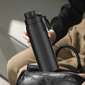 750ml Double Wall Leakproof Stainless Steel Vacuum <b>Flask</b> Large Sport Matte Water <b>Bottle</b> Portable Logo Design Running Hot Cold - Product Image 5