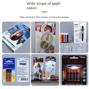 เครื่องบรรจุพลาสติกแบบบลิสเตอร์ช็อคโกแลตไข่แปรงสีฟันกระดาษการ์ดวันเกิดเนยลูกอมเยลลี่บลิสเตอร์แพ็ค - Product Image 2