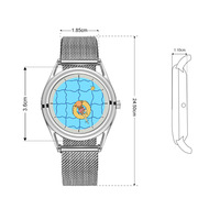 Design unique étudiant 3ATM étanche citoyen japonais mouvement à Quartz pas de montre mains femmes montre de mode
