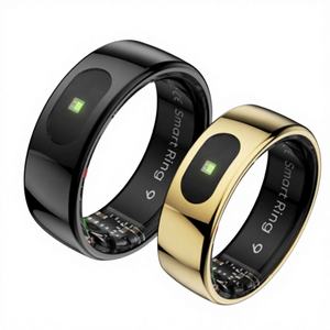 Anillo Inteligente My Family R08 con Control Táctil por Gestos, Monitorización de Salud, Sueño, Ejercicio, Temperatura Corporal, Oxígeno en Sangre y Frecuencia Cardíaca, Color Negro - Product Image 1