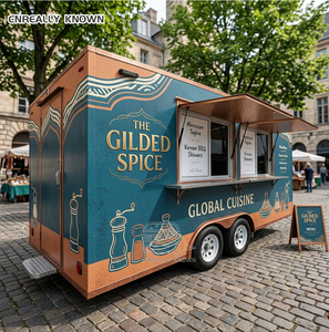Remolque Rápido para Sándwiches, Camión Premium para Espresso, Carrito de Comida Callejera con Certificación CE - Product Image 4