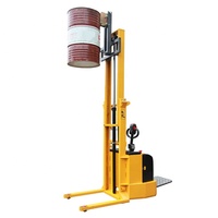 JINGXIN Chariot élévateur électrique mobile 400 kg 1900 mm pour fûts d'huile en acier de 55 L avec roues en nylon