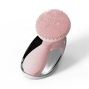 Магнитные бусины с логотипом на заказ, IPX7, водонепроницаемый, высокочастотный звуковой Вибрационный массажер, очиститель для лица