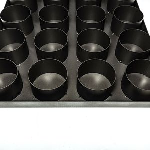 Resistente 24 stampi per cupcake in alluminio <span class=keywords><strong>stampo</strong></span> per <span class=keywords><strong>muffin</strong></span> in silicone teglie per <span class=keywords><strong>muffin</strong></span> - Product Image 2