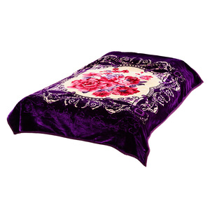 Hàn Quốc 2ply 100% <span class=keywords><strong>polyester</strong></span> raschel chăn rắn mô hình hoạt hình giường ấm ném chăn Chồn Vua Kích thước hoa mô hình động vật - Product Image 2