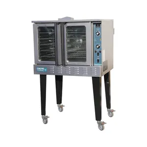 Horno eléctrico de convección de aire caliente para Pizza, horno comercial para hornear pasteles y pan