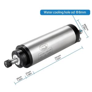 Zhong Hua Jiang ER11 65mm 4 Bearings 1.5KW 110V/220V BT30 Gear Quiet Water Cooled CNC Spindle Motor CNC Router <b>Engraving</b> <b>Machine</b> - Product Image 2