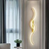 Mur de fond design salon chambre à coucher décoration intérieure lumières de luxe pour la maison luminaire nordique Led applique murale de chevet moderne