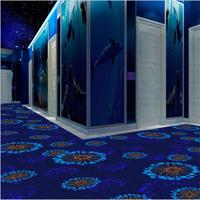 Machine à tapis imprimé d'hôtel de luxe avec design personnalisé tapis tufté en nylon mur à mur à usage domestique tapis de salon pour sol léger