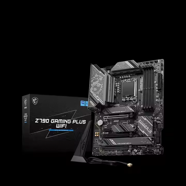 MSl Factory Computer Mainboard Z790 GAMING PLUS WIFI DDR5 New ATX Intel  PC Gaming Motherboard M.2 128GB SATA DDR5 Memory