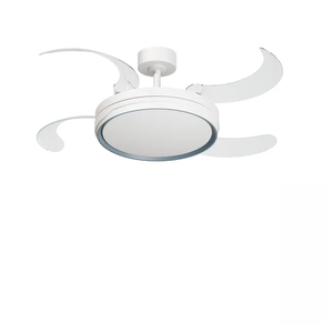 Ventilateur de plafond rétractable de 42 pouces, nouveau design, ventilateur de plafond avec lumière, ventilateur de plafond intelligent invisible avec télécommande - Product Image 1