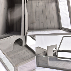 Casa para Perros de Madera Ecológica, Resistente al Viento y al Agua, para Razas Grandes/Medianas, Uso en Exteriores para Todas las Estaciones, Venta Directa de Fábrica - Product Image 3