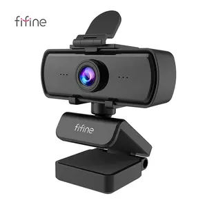 Fifine K420 HD 1440P كاميرا ميكروفون مدمج دفق تسجيل كاميرا ويب USB للكمبيوتر المحمول