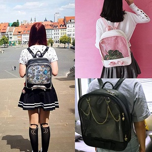 Tùy Chỉnh Thời Trang Dễ Thương Túi Phụ Nữ Ladies PU Leather ITA Ba Lô Với Cửa Sổ Rõ Ràng Cho Cosplay - Product Image 6