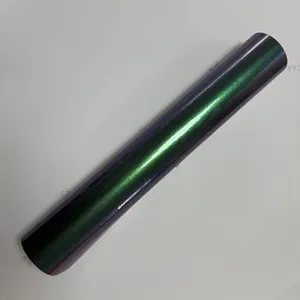 Chameleon Green Purple Metallic Sparkle <strong>Vinyl</strong> Wrap Film Roll for Car and Motorcycle <strong>Adhesive</strong> Decal Wrapping Cover - Product Image 4