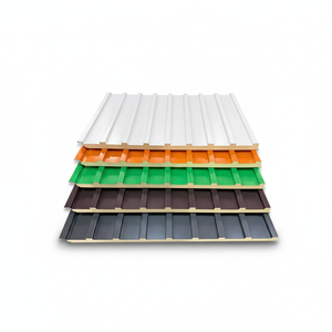 Panneau décoratif en alliage d'aluminium épaissi, résistant au feu (classe B2), solution moderne pour les murs et toitures extérieurs. - Product Image 1