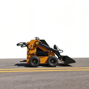 Kostenloser Versand Mini Bulldozer Mini Kompakt lader Dieselmotor Rad Kompakte Kompakt lader zum Verkauf - Product Image 2