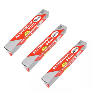 Papel De Aluminio 25 Sqft Household Aluminium <b>Foil</b> Roll Silver <b>Foil</b> Paper Food Packaging - Product Image 3
