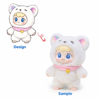 Fabricant de jouets hybrides personnalisés en vinyle et peluche, jouets en vinyle avec visage en fourrure, jouets en peluche personnalisés, jouets en vinyle avec visage en vinyle