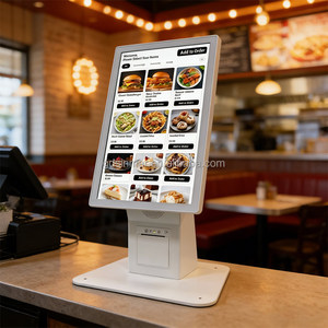 Kiosque <span class=keywords><strong>de</strong></span> <span class=keywords><strong>paiement</strong></span> <span class=keywords><strong>de</strong></span> table Sinmar <span class=keywords><strong>de</strong></span> 24 pouces, <span class=keywords><strong>terminal</strong></span> <span class=keywords><strong>de</strong></span> commande en libre-service blanc avec imprimante - Product Image 5