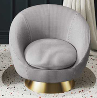 Salon nordique moderne, canapé dans le hall de l'hôtel, chaises d'appoint, meubles de salon, chaise Boucle en tissu de velours