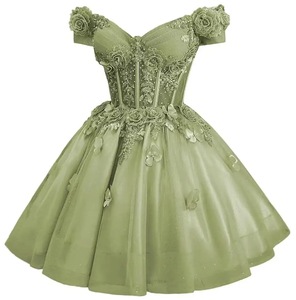Robe <span class=keywords><strong>de</strong></span> soirée transfrontalière pour femme, nouveau style 2025, épaules dénudées, longueur ras du sol, broderie é<span class=keywords><strong>l</strong></span>égante, idéale pour les événements musicaux (piano, voix) - Product Image 6