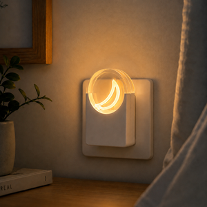 ไฟกลางคืน LED เสียบปลั๊กติดผนังสำหรับตกแต่งห้องนอน แสงนุ่มนวล 2700K วัสดุ ABS ปลั๊ก EU ปลั๊ก UK รับผลิตแบบ OEM ODM - Product Image 6