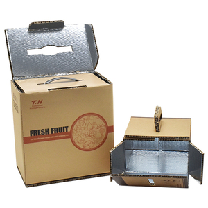 กล่องใส่อาหารแช่แข็งแบบย่อยสลายได้กล่องกระดาษเก็บความเย็น - Product Image 1