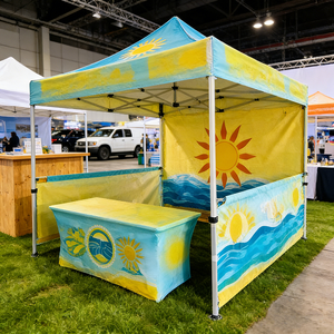 Carpa Promocional Personalizada Sunshine para Venta <span class=keywords><strong>de</strong></span> <span class=keywords><strong>Comida</strong></span>, Publicidad <span class=keywords><strong>de</strong></span> Mercancía, Ferias Comerciales, Fiestas en la Playa, Toldo para Eventos y Festivales Comerciales - Product Image 1