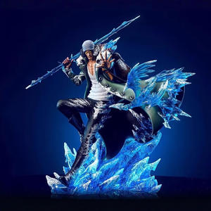 One-Piece LX MAX Series Figurine à double tête Navy Rebel Green Statue Kohza Scene PVC Model Toy Light-Up Feature New AOKIJI - Product Image 2