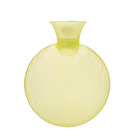 Mini bouteille d'eau chaude ronde en pvc transparent étanche